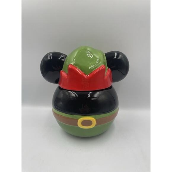 Disney Mickey Mouse Christmas Elf Canister/Cookie Jar 2025 NEW - FAST SHIPPING! - Picture 6 of 10